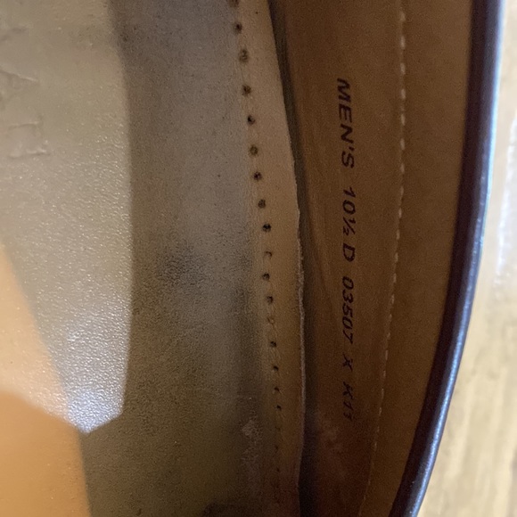 COLE HAAN GREEN LABEL MEN’S BROWN LEATHER TASSEL LOAFERS! GREAT CONDITION! - Picture 4 of 4